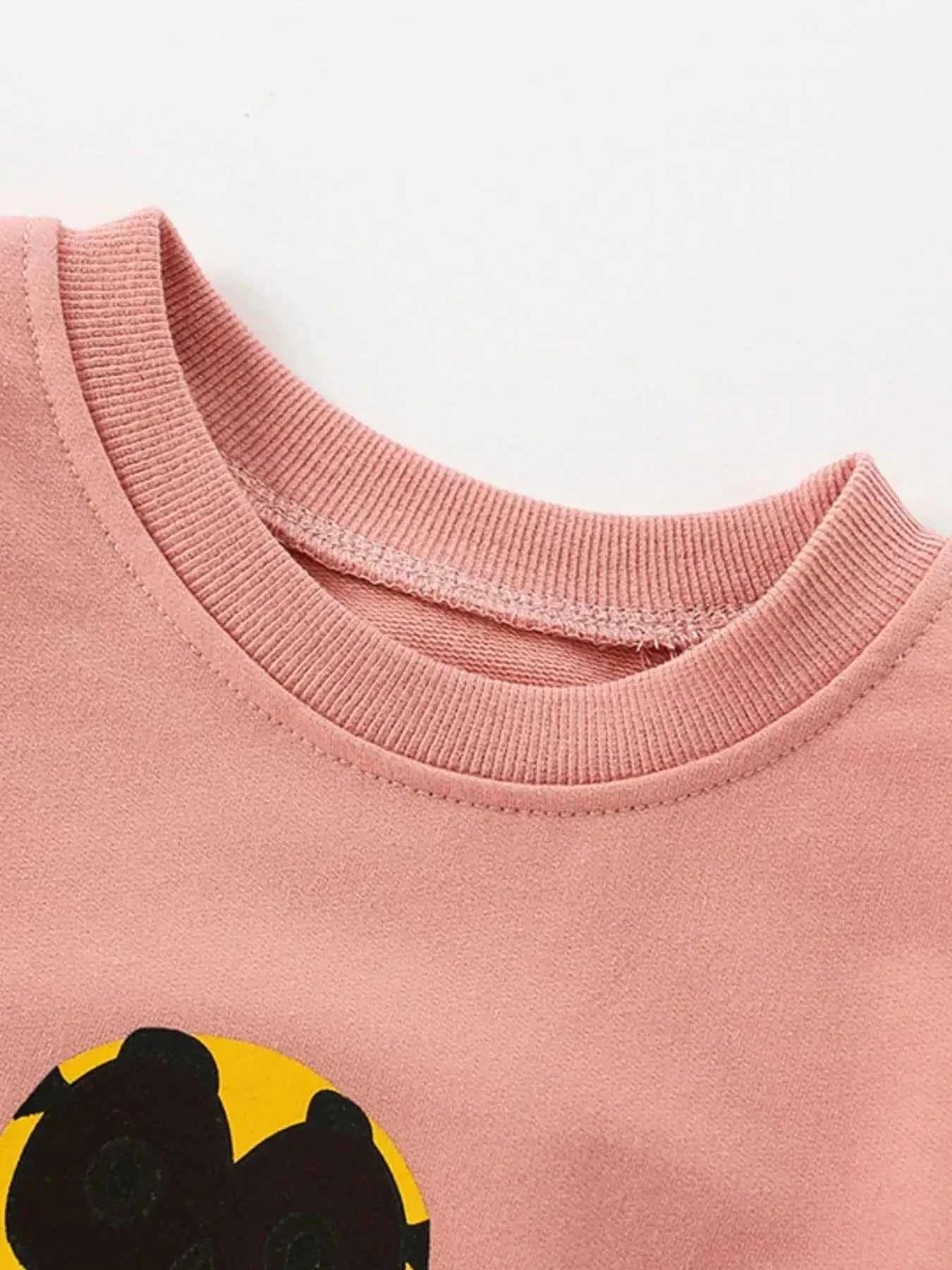 Children's Owl Graphic Crew Neck Sweatshirt